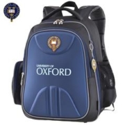 UNIVERSITY OF OXFORD 牛津大学 英国牛津大学OXFORD小学生书包男孩减负护脊儿童书包女1-3-6年级防水双肩背包 X159深蓝 大号3-6年级