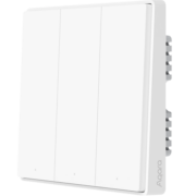 Aqara绿米 智能开关D1单火三键 遥控开关 已接入米家/苹果HomeKit 白色