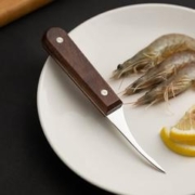 摩登主妇 去虾线神器厨房家用挑虾线实用开虾背剥虾刀专用虾刀工具 木柄开虾刀