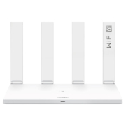 华为（HUAWEI)路由AX3 凌霄双核Wi-Fi 6+ 3000Mbps无线连接 白色