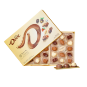 德芙（Dove）精心之选多种口味巧克力礼盒280g小零食糖果生日圣诞节礼物