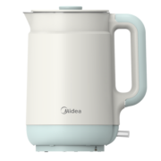美的（Midea)电水壶热水壶电热水壶304不锈钢净甜小型一体家用1.5L容量暖水壶烧水壶开水壶SH15X1-105