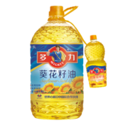 多力葵花籽油5L+238ml 食用油 物理压榨 含维生素e（新老包装随机）