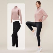 限尺码：HATHA YOGA 哈他 两件套女春秋新款运动套装瑜伽服套装高弹亲肤保暖