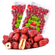 友益佳 脆冬枣无核香酥脆枣红枣空心果干休闲零食252g 嘎嘣脆红枣去核枣 252g 1袋 哈密大脆枣
