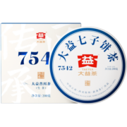 大益茶叶 普洱茶 标杆普洱生茶7542 厚饼 自饮收藏 单饼装 200g * 1盒