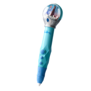 冰雪奇缘3d打印笔儿童毕业礼物生日礼物女孩男孩三d打印笔6-12岁10岁益智玩具儿童礼物 紫色艾莎-无线低温充电款