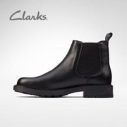 Clarks 其乐 女鞋秋冬Orinoco2 Lane潮流时尚英伦风简约切尔西靴 黑色261636195 37