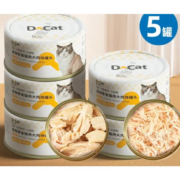 京东百亿补贴：D-cat 多可特 猫罐头 混合口味 85gx5罐