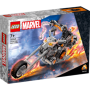 乐高（LEGO）积木超级英雄76245恶灵骑士机甲与烈焰摩托7岁+儿童玩具圣诞礼物