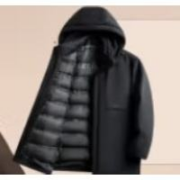 京东百亿补贴：FIRS 杉杉 男士中长款鹅绒羽绒服SSR234105614