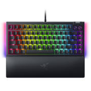 雷蛇 Razer 黑寡妇蜘蛛V4 75% 热插拔键盘 GASKET结构 客制化键盘 RGB背光 电竞游戏机械键盘 黑色