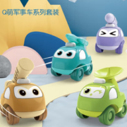 大明童学 迷你回力卡通工程车玩具