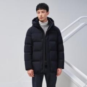 TANBOER 坦博尔 休闲百搭男士羽绒服连帽棉感舒适冬季加厚保暖外套