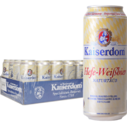 京东百亿补贴：Kaiserdom 凯撒 小麦啤酒 500ml*24听 整箱装