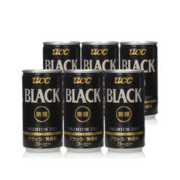 UCC 悠诗诗 悠诗（UCC）无糖黑咖啡 饮料 185g*6/盒 进口