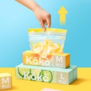 保鲜袋的颜值当担：YANXUAN/网易严选 KAKA双层密封袋 220*175*30mm 25只