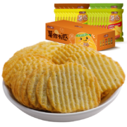 9号0点开始：盐津铺子 混合口味散装薯片6包 礼盒装 210g