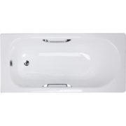 科勒齐悦嵌入式铸铁浴缸家用成人浴缸28106T带扶手孔1.7米