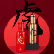 共禾京品 周大福联名 虎虎生威系列 ZFWACOM210040 保温杯 600ml 红色