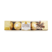 费列罗（FERRERO）榛果威化巧克力制品 婚庆喜糖伴手礼教师节日礼物 5粒礼盒装62.5g