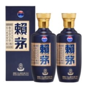LAYMAU 赖茅 53度精品蓝端曲500ml*2瓶酱香型白酒(含礼袋)