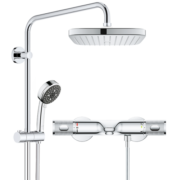 高仪（GROHE）欧洲进口花洒淋浴套装250MM顶喷4式出水手持智能恒温冷触龙头