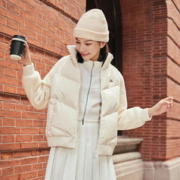 有券的上：PEAK 匹克 女款中厚款羽绒服 DF534032