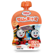 小火车Thomas托马斯 婴儿辅食果泥 宝宝吸吸袋果汁水果泥 山楂味100g