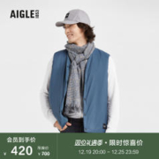 AIGLE 艾高 秋冬款ACERTOW男毛料时尚格纹印花图案休闲柔软舒适围巾