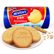 plus会员、概率劵：麦维他 全麦轻怡消化饼 原味 250g+凑单