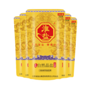 淮盐食用盐自然晶盐未加碘350g*5袋不加抗结剂海盐粗盐