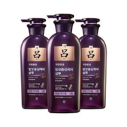 Ryo 吕 紫吕控油洗发水清爽滋养头皮400ml*3 洗护套装礼盒适合中性发质