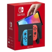 Nintendo 任天堂 便携式游戏机Switch单机标配OLED屏幕 日版 红蓝
