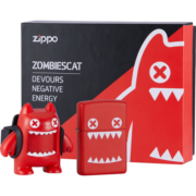 ZiPPO之宝（ZIPPO）打火机 魔鬼猫（套装）IP联名 煤油防风火机
