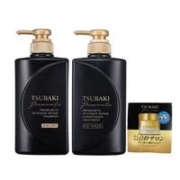 【含税直邮】TSUBAKI 丝蓓绮 优质修护型洗护套装 490ml*2