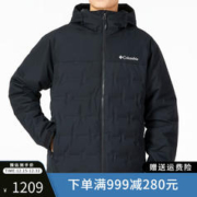 哥伦比亚 户外23秋冬新品男子奥米热能热压650蓬防水羽绒服WE5083 010 L/180/100A