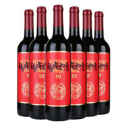 CHANGYU 张裕 旗下福虎如意半甜红葡萄酒整箱装750ml*6瓶 赤霞珠