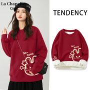 La Chapelle City 拉夏贝尔 圣诞系列 加绒加厚薄绒外套
