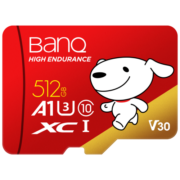 banq&JOY联名款 512GB TF（MicroSD）存储卡U3 C10 A1 V30 4K 高速款 行车记录仪&监控游戏机无人机内存卡