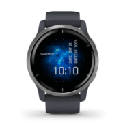 佳明（GARMIN）Venu2幻银蓝血氧音乐支付健康监测跑步触屏智能多功能运动手表