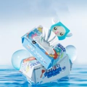 80抽 怡恩贝多彩盖纯水湿厕纸