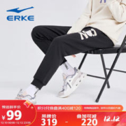 ERKE 鸿星尔克 电池熊猫 男子休闲卫裤 51222302031