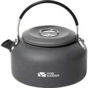 牧高笛（MOBIGARDEN）烧水壶 户外露营便携中式开水壶烧水壶0.8L NX20666007 玄铁灰