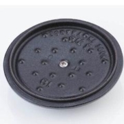 staub 珐宝 Round Cocotte Pot 珐琅铸铁锅 圆底 蓝色Basil 24cm