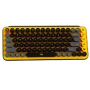 logitech 罗技 POP keys 87键 蓝牙双模无线机械键盘 热力黄