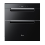 美的（Midea）消毒柜家用 嵌入式 130L三层大容量 厨房碗筷餐具 母婴奶瓶消毒碗柜130HQ3 130L三层三抽消毒柜