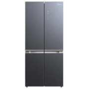 Midea 美的 521升十字对开门冰箱 19分钟急速净味一级能效变频智能超薄嵌入风冷冰箱BCD-521WSGPZM墨兰灰