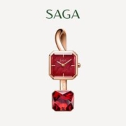 SAGA 世家 女士手表手镯表旺多姆之光 轻奢小众ins风高级送礼物女表