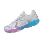 李宁（LI-NING） 2022新款羽毛球鞋变色龙全能王耐磨减震防滑男女款训练鞋运动鞋 男女同款变色龙Ⅵ白AYAS014-1 38（235mm）6